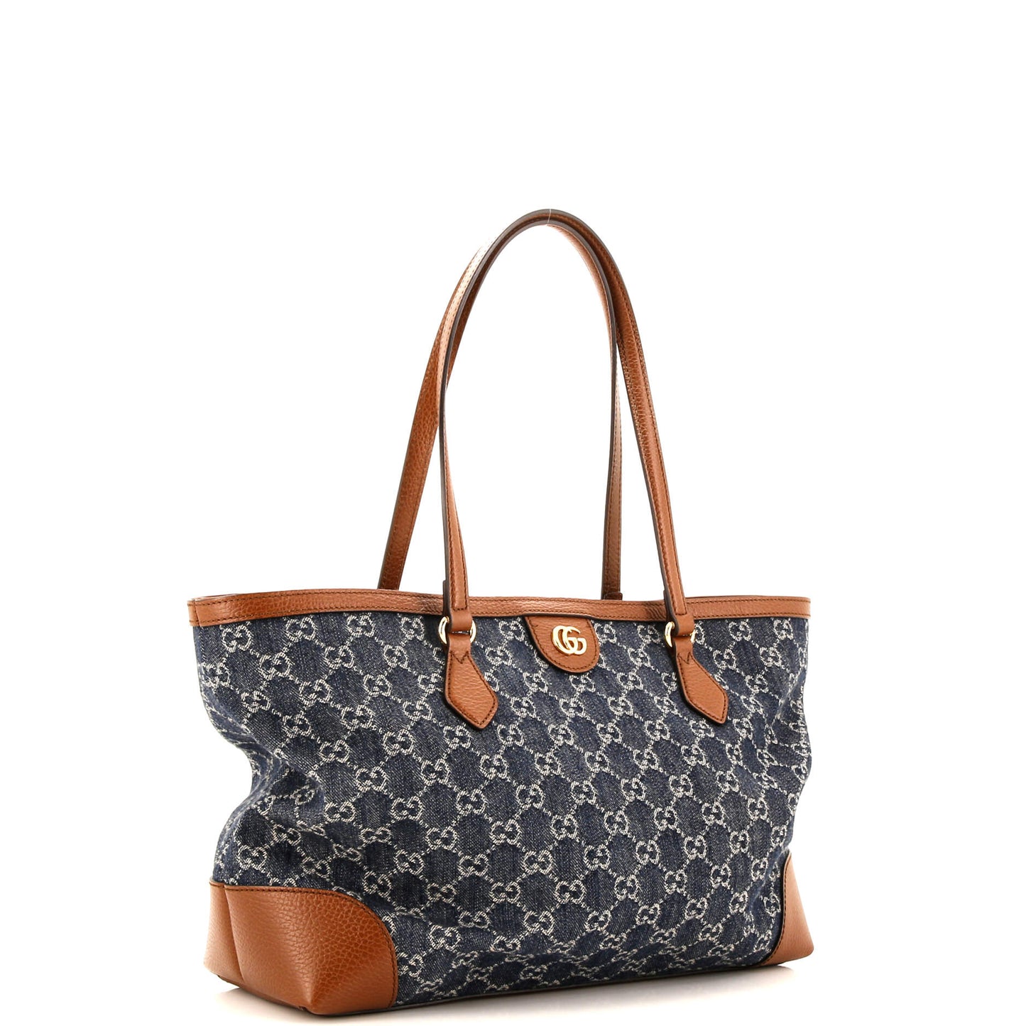 Gucci Leather Canvas Tote