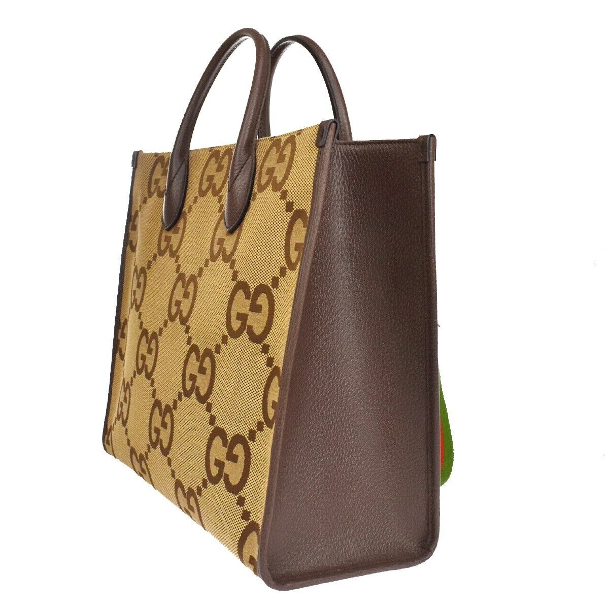 Gucci Leather Canvas Shoulder Bag