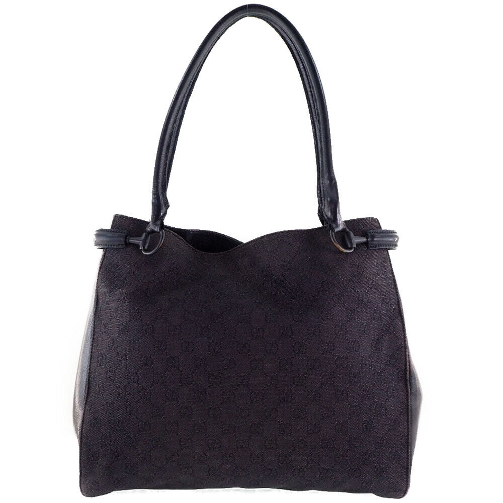 Gucci Leather Canvas Tote