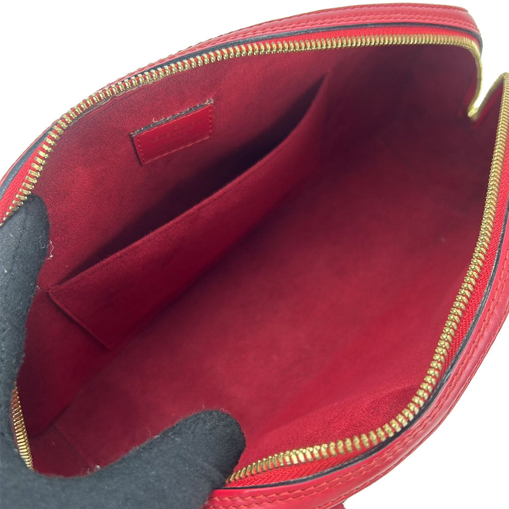 LOUIS VUITTON Handbag Epi Leather Red jasmine
