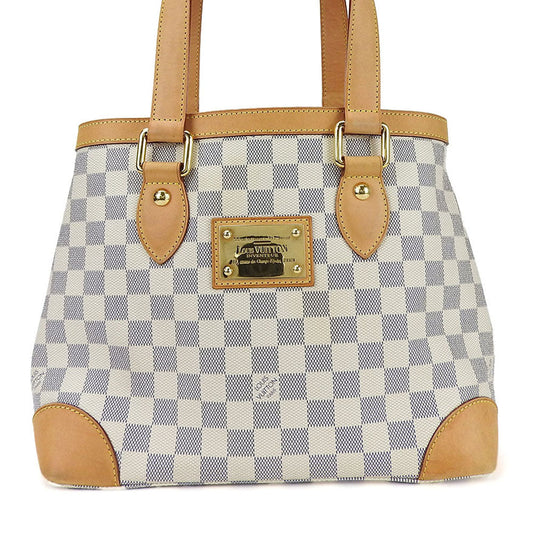 LOUIS VUITTON Tote Bag Damier Azur white HamsteadPM