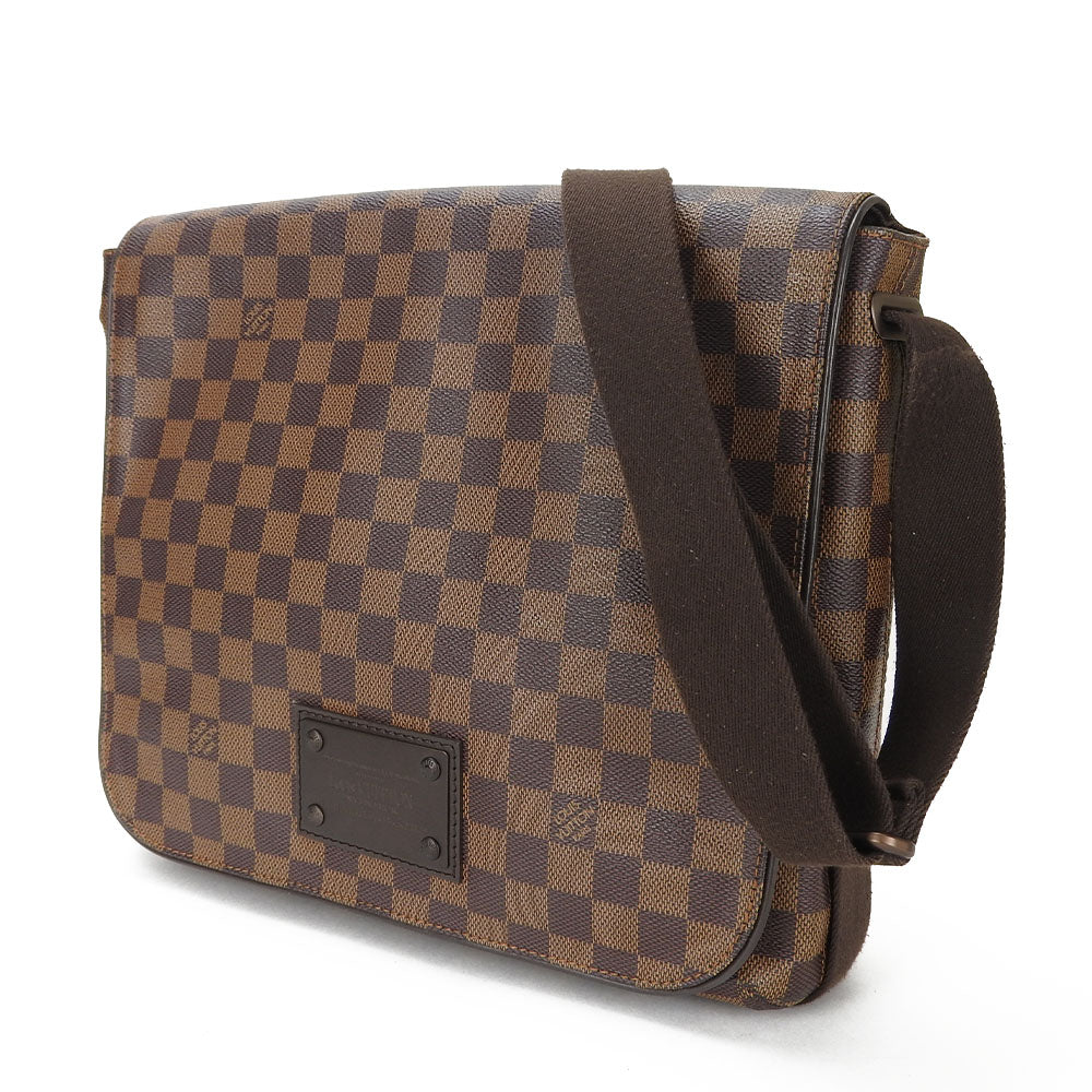 LOUIS VUITTON Shoulder Bag Damier Brown Brooklyn MM
