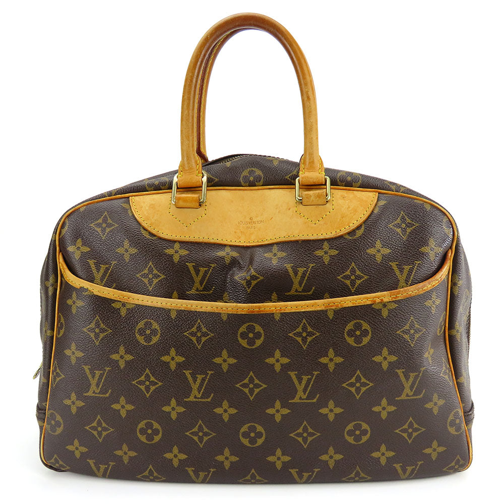 LOUIS VUITTON Handbag Monogram Brown Deauville Women