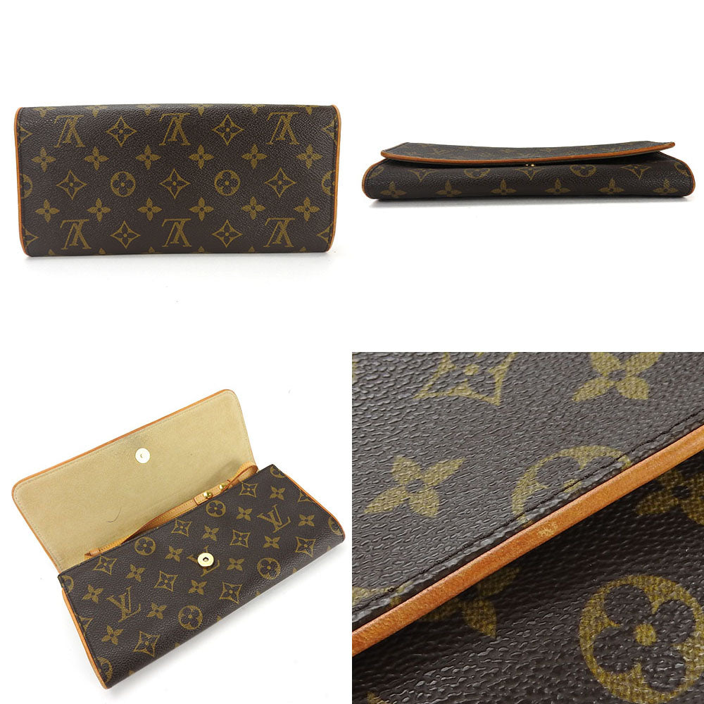 LOUIS VUITTON Shoulder Bag Monogram Brown Pochette Twin GM