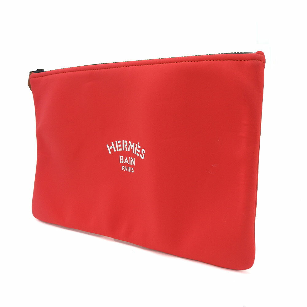HERMES Pouch 80% Polyamide, 20% Elastane Red Neovan GM Women