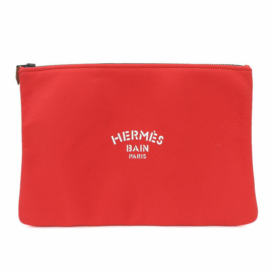 HERMES Pouch 80% Polyamide, 20% Elastane Red Neovan GM Women