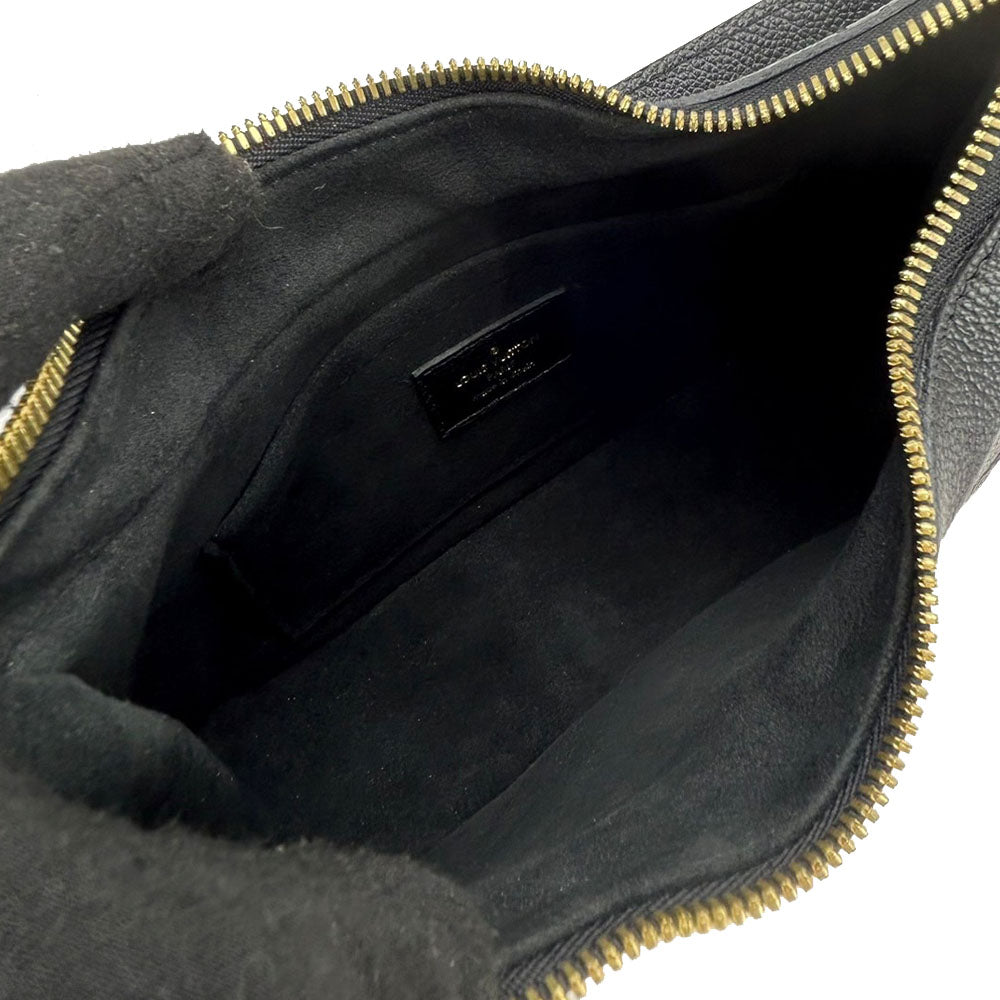 LOUIS VUITTON Shoulder Bag Monogram Ann Platt Noir Bagatelle NM