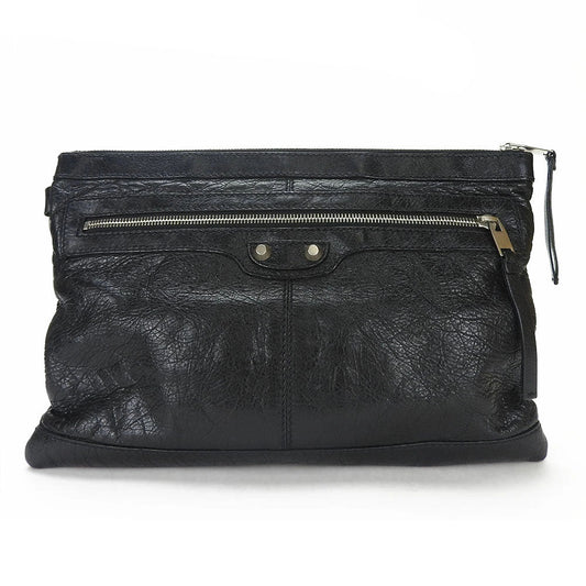 BALENCIAGA Clutch bag 273022 leather black Clip M Classic Women(Unisex)