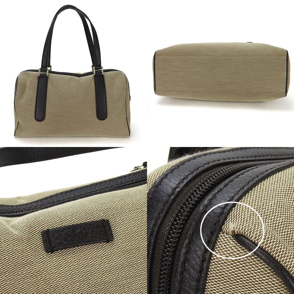 GUCCI Boston Duffel bag 257288 canvas beige