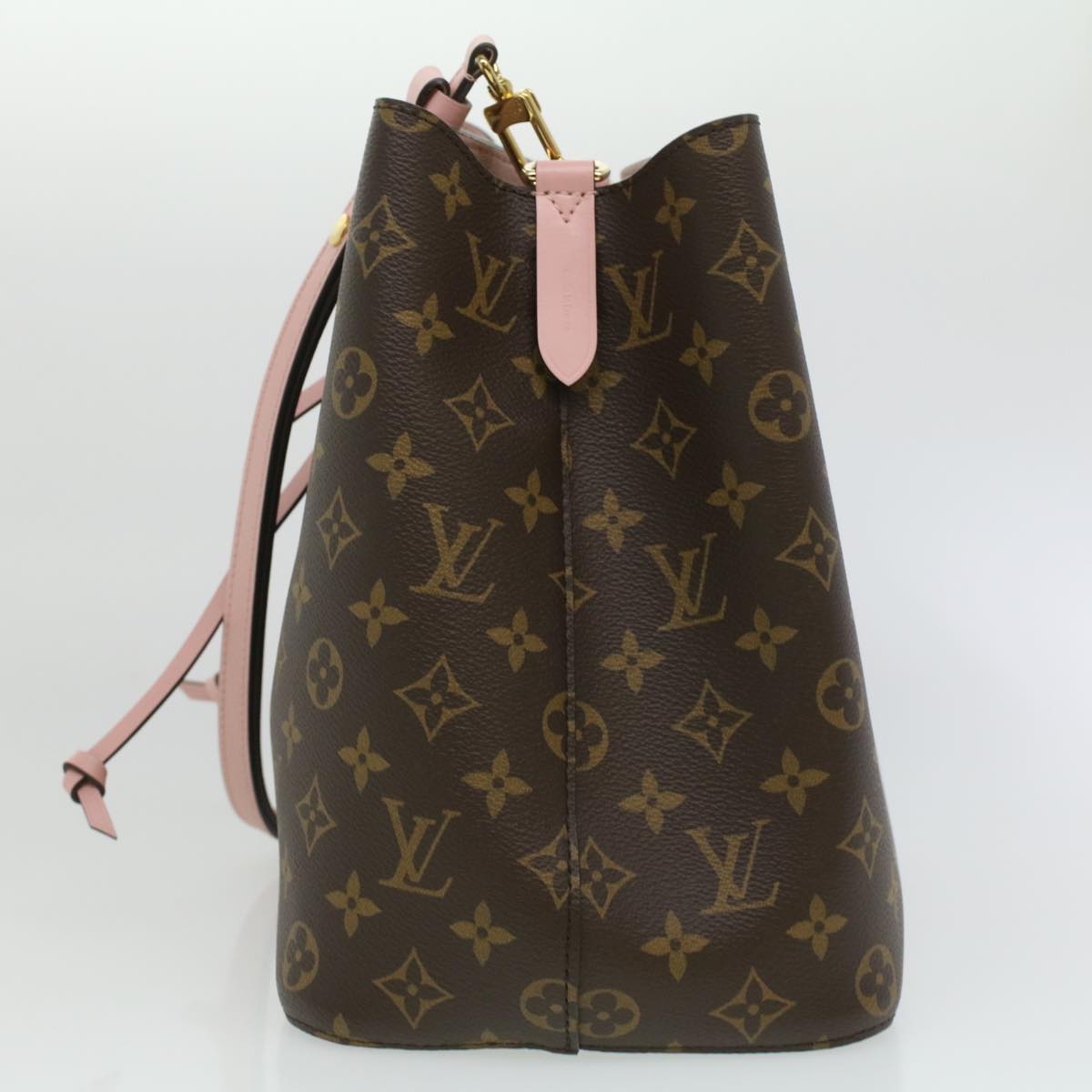 LOUIS VUITTON Monogram Neo Noe Shoulder Bag Rose poodle M44022 LV B013A