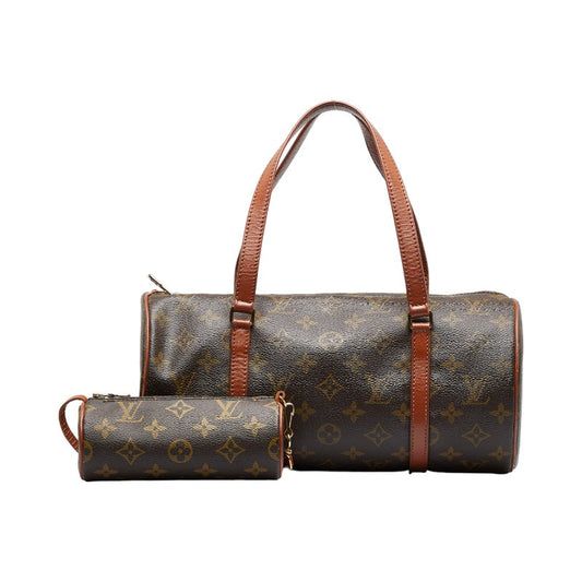 Louis Vuitton Monogram Papillon 30 Handbag M51385 Brown PVC Leather Louis Vuitton
