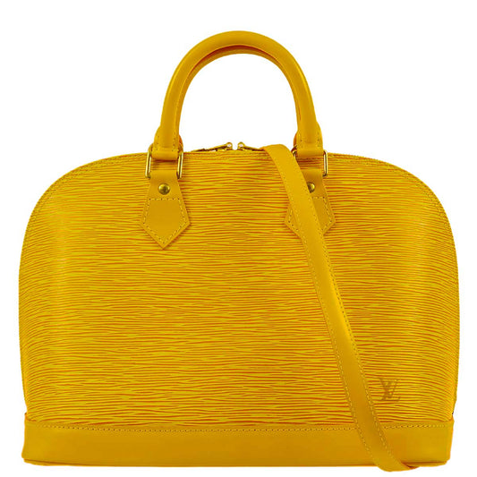 Louis Vuitton 1996 Yellow Alma Epi M52149