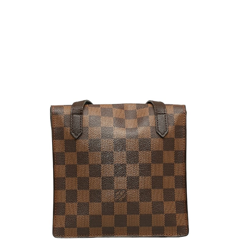 Louis Vuitton Damiere Pimrico Shoulder Bag N45272 Brown PVC Leather Louis Vuitton