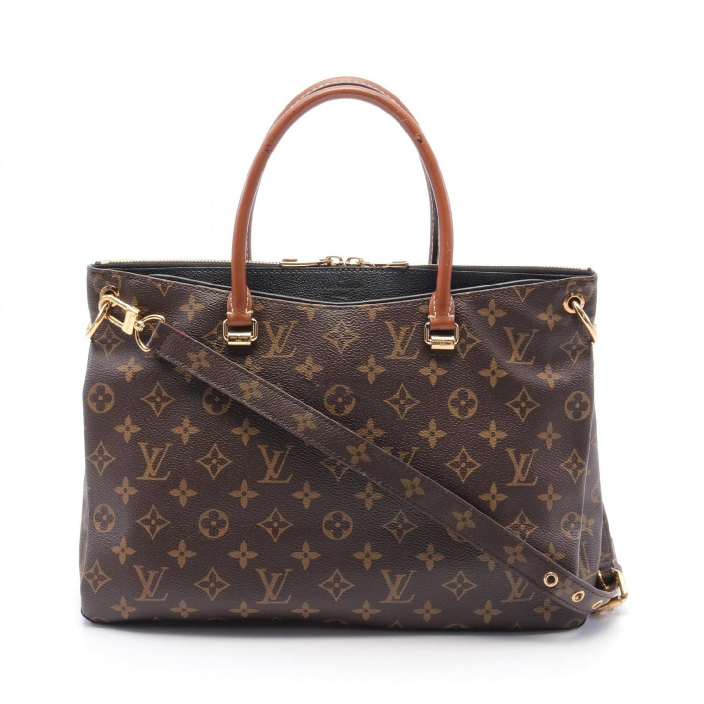 Louis Vuitton Coated Canvas Monogram Pvc Leather Handbag