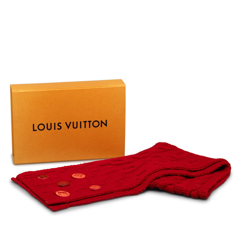 Louis vuitton 400352 Maffler Wool Red
