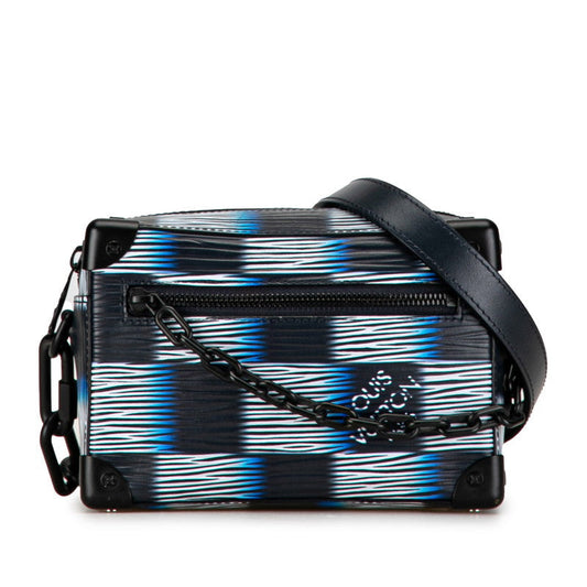 Louis Vuitton Damier Rush Epi Mini St Tank Chain Shoulder Bag M23728 Black White Leather Louis Vuitton