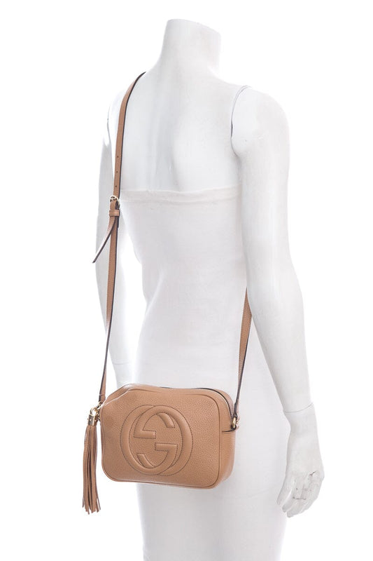 Gucci Soho Beige Leather Handbag
