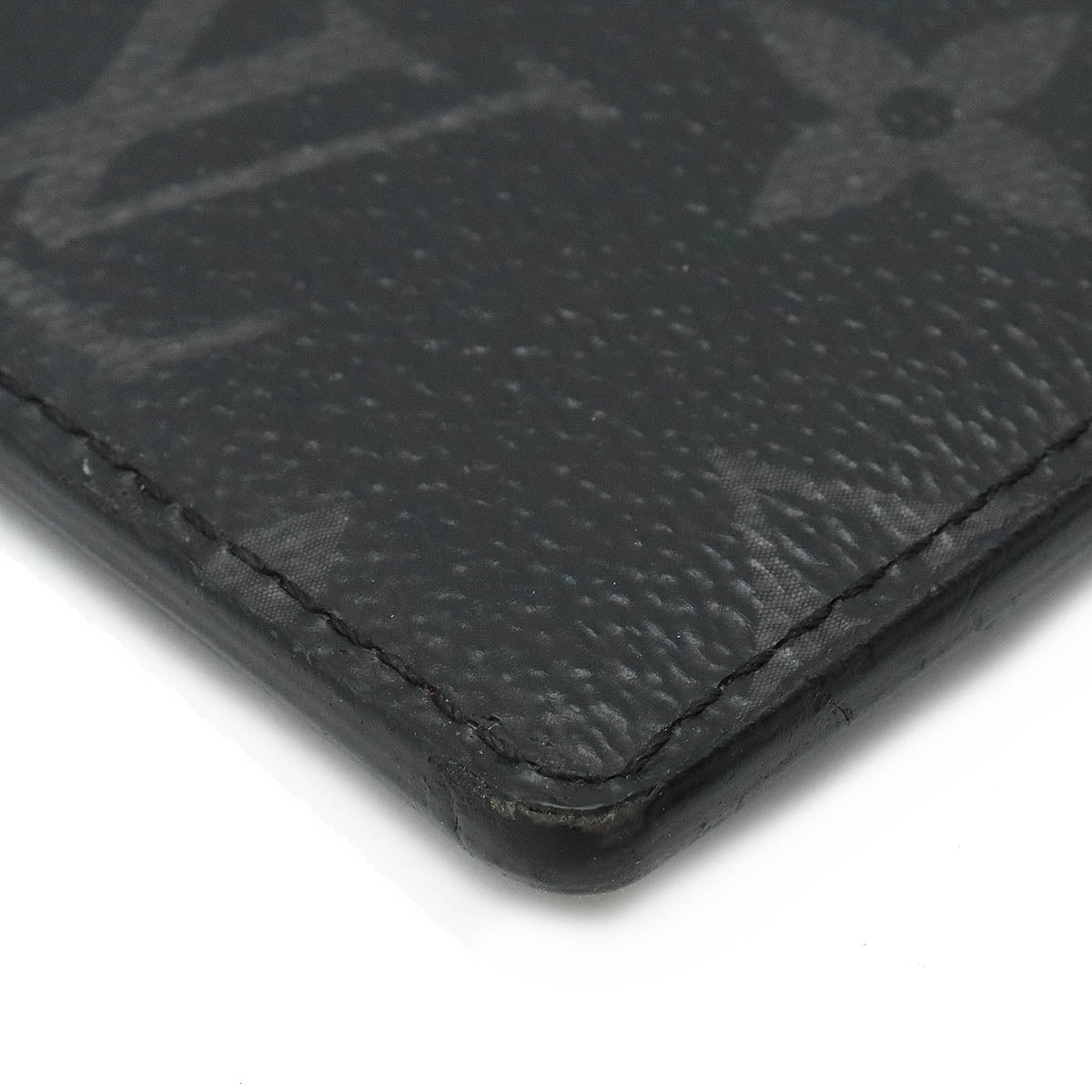 Louis vuitton Monogram Eclipse Card Folder Holder Card Case M61690