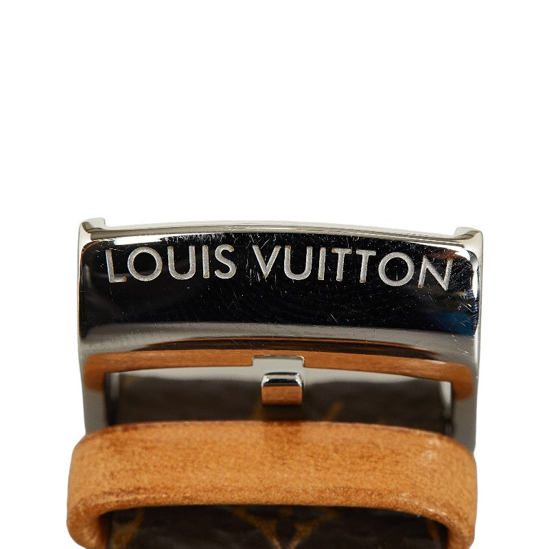 Louis Vuitton Monogram Tambour Horizon Belt Other Small R15134 Brown Leather Men LOUIS VUITTON