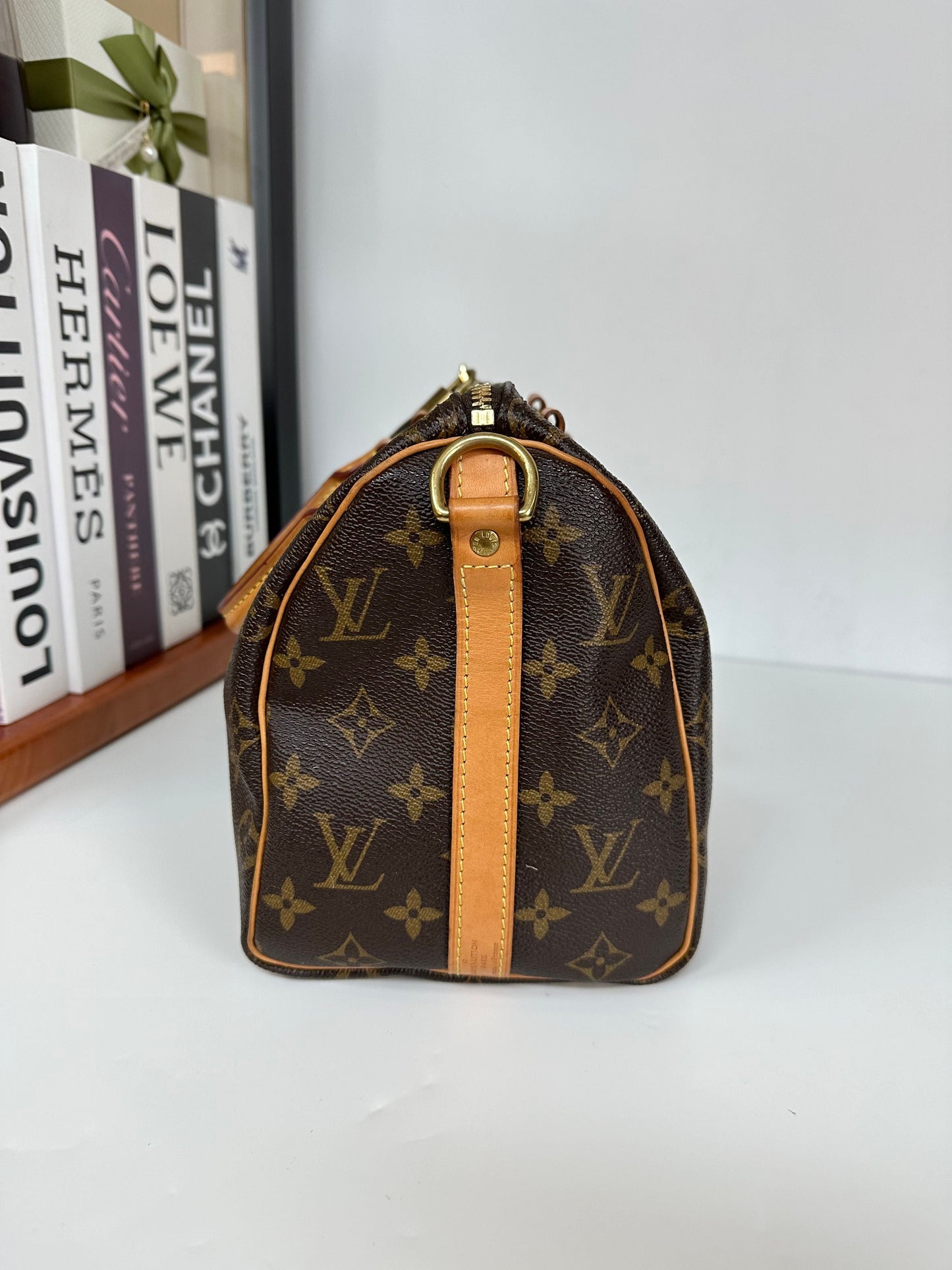 Louis Vuitton LV Monogram with strap - Brown Handle Bags, Handbags #1SANCE