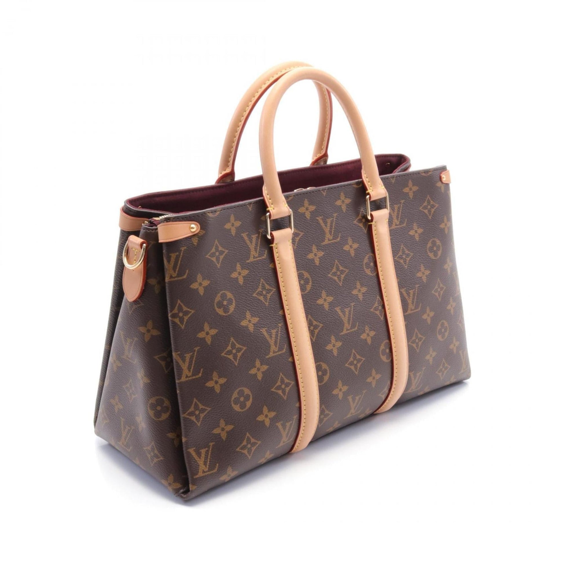 Louis Vuitton Monogram Coated Canvas Leather Handbag