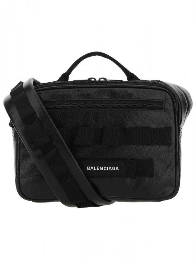 Luxury Balenciaga Trending 2026 Army Pouch Cross Bag Black