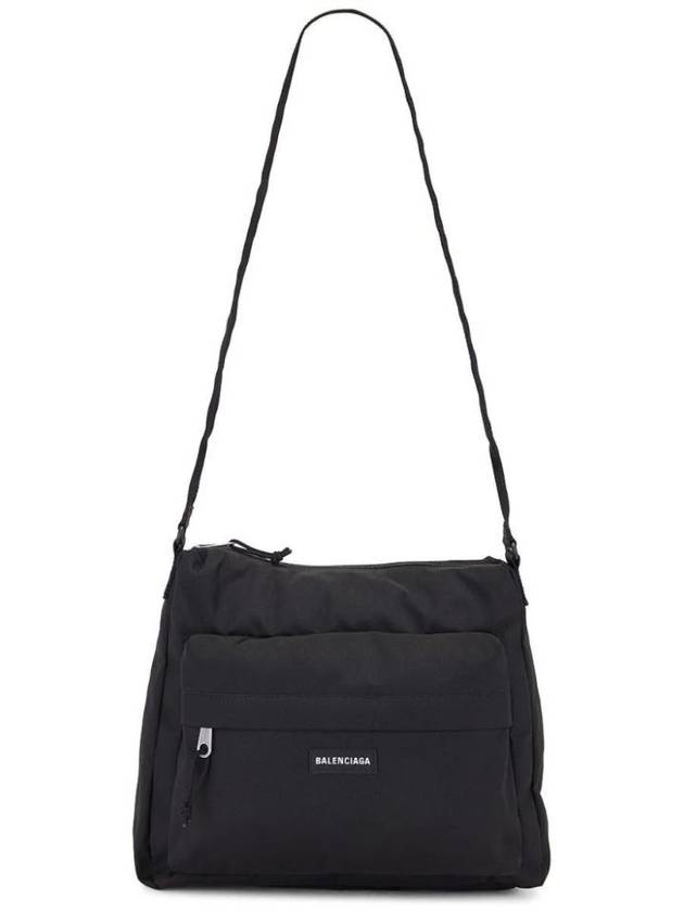 Luxury Balenciaga Trending 2026 Explorer Cross Bag Black