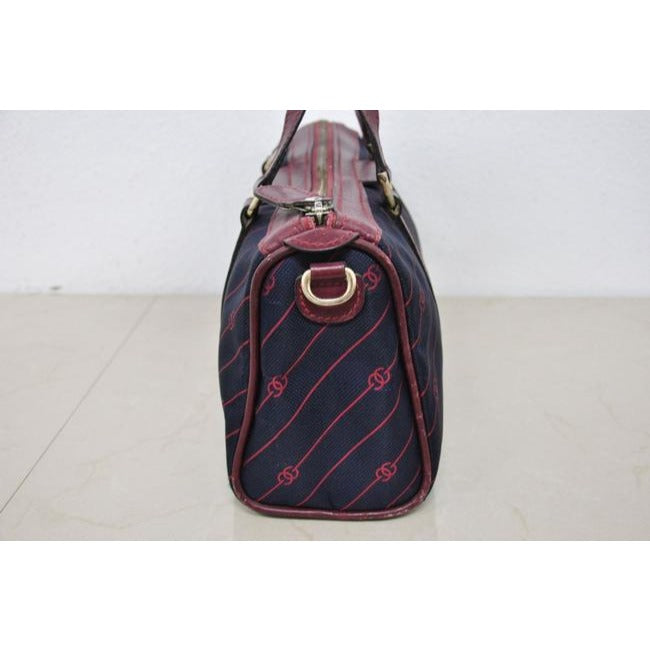 Gucci Leather Canvas Shoulder Bag