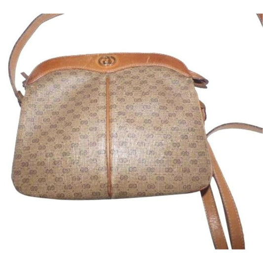 Gucci Leather Canvas Crossbody