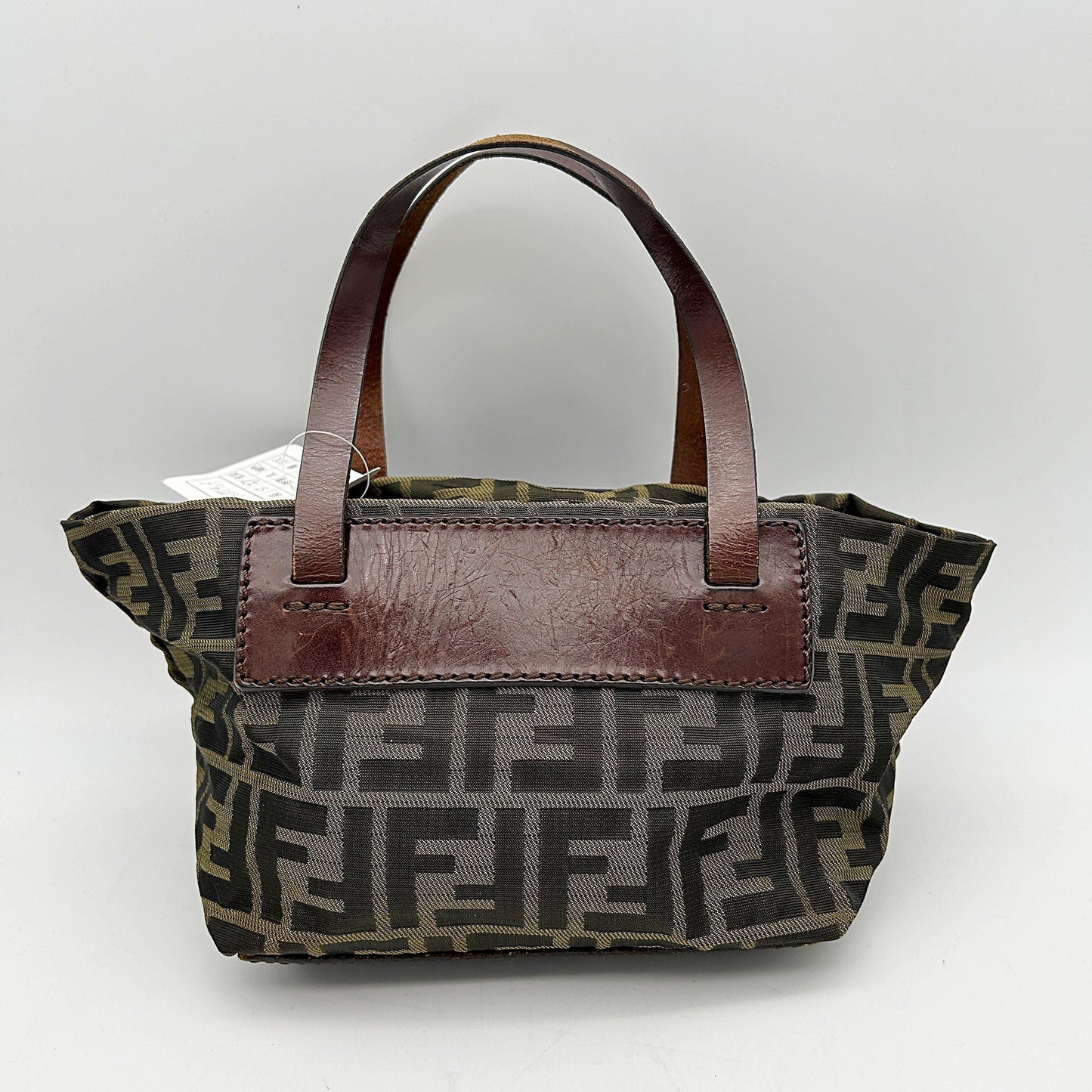Fendi Zucca FF Top Handle Bag - Brown Handle Bags, Handbags fe8814vf