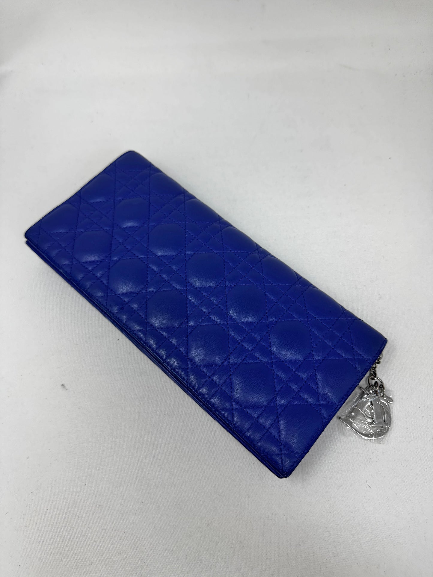 Christian Dior Cannage Chain Shoulder Bag | Blue BJ1-07