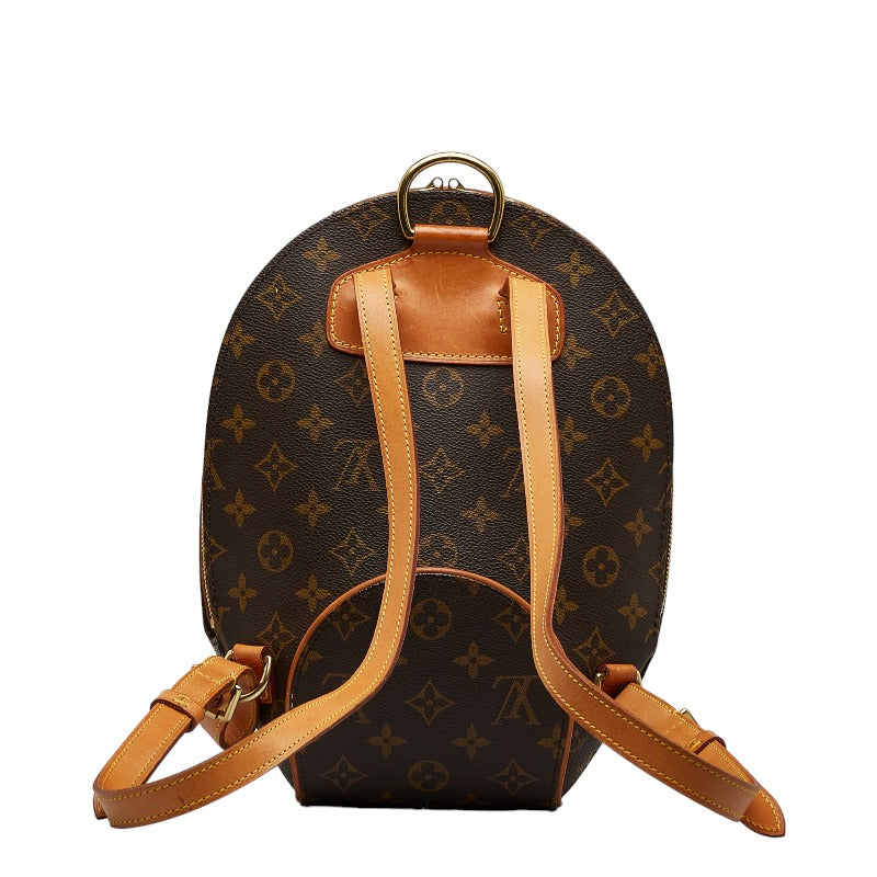 Louis Vuitton Monogram Elipse Bag Ad Rucksack M51125 Brown PVC Leather Louis Vuitton