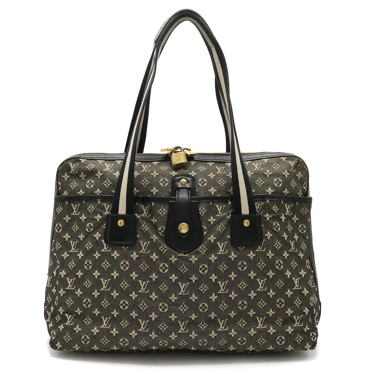 Louis vuitton Monograms Mini Cabaret Tortoise Semi-Shellder Black M92495