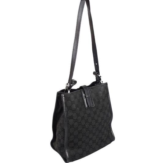 Gucci Black Leather Shoulder Bag Style 3