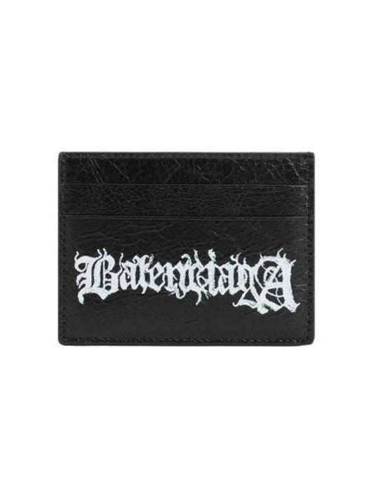 Luxury Balenciaga Trending 2026 Cash DIY Metal Card Wallet Black White