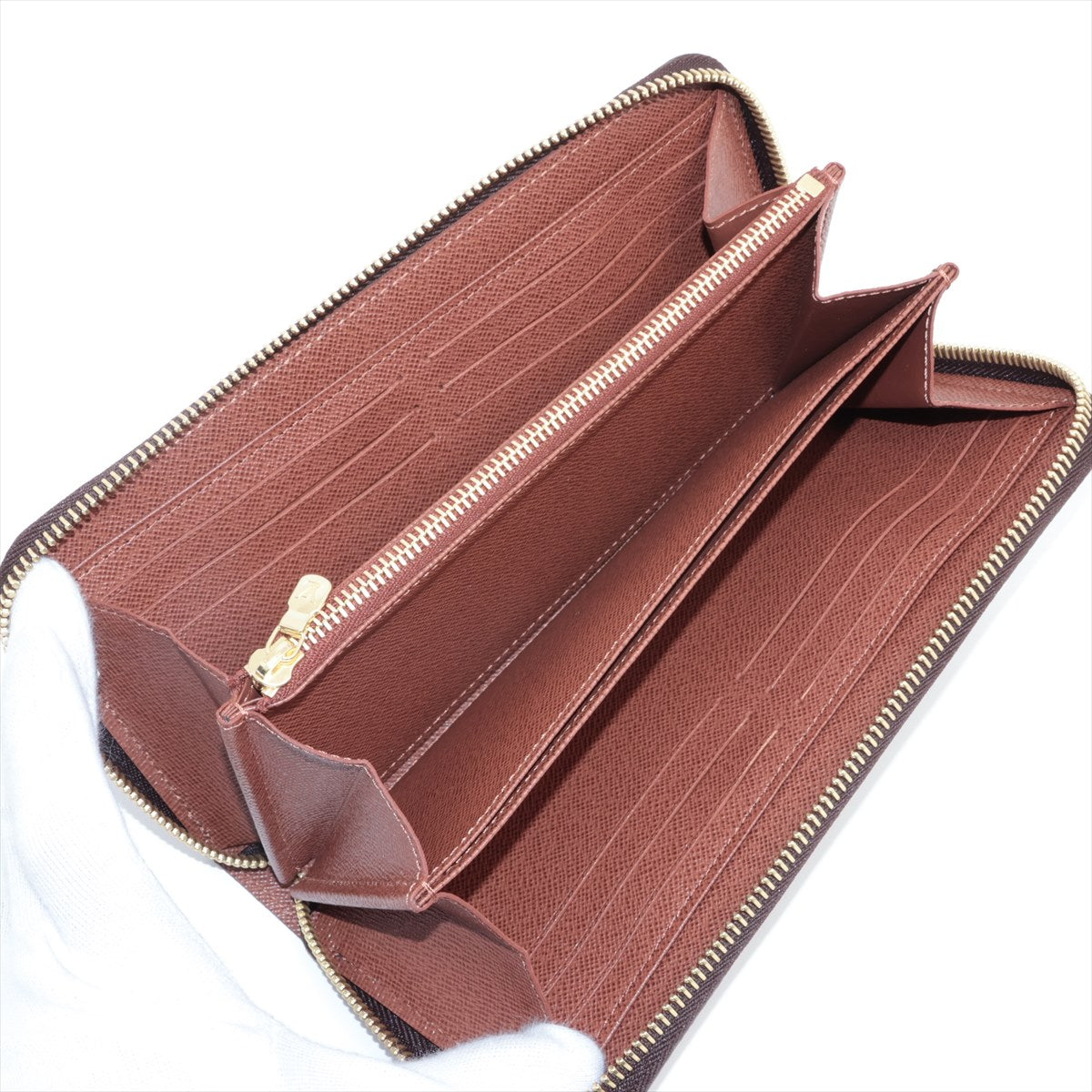 Louis Vuitton monogram zipper wallet M42616 round zipper wallet responsiveness