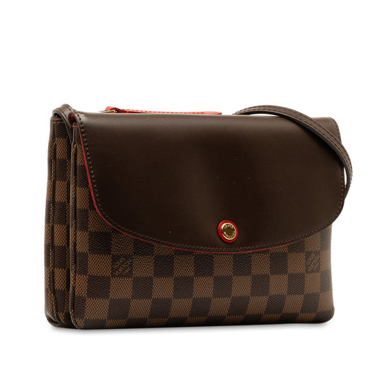 Louis Vuitton Damiet Twice N48259 Eveen Red PVC Leather  Louis Vuitton