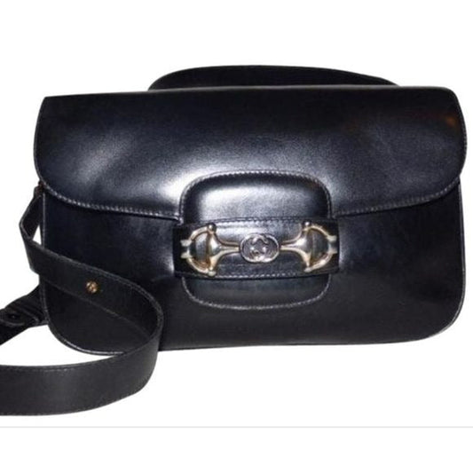 Gucci Envelope Leather Shoulder Bag