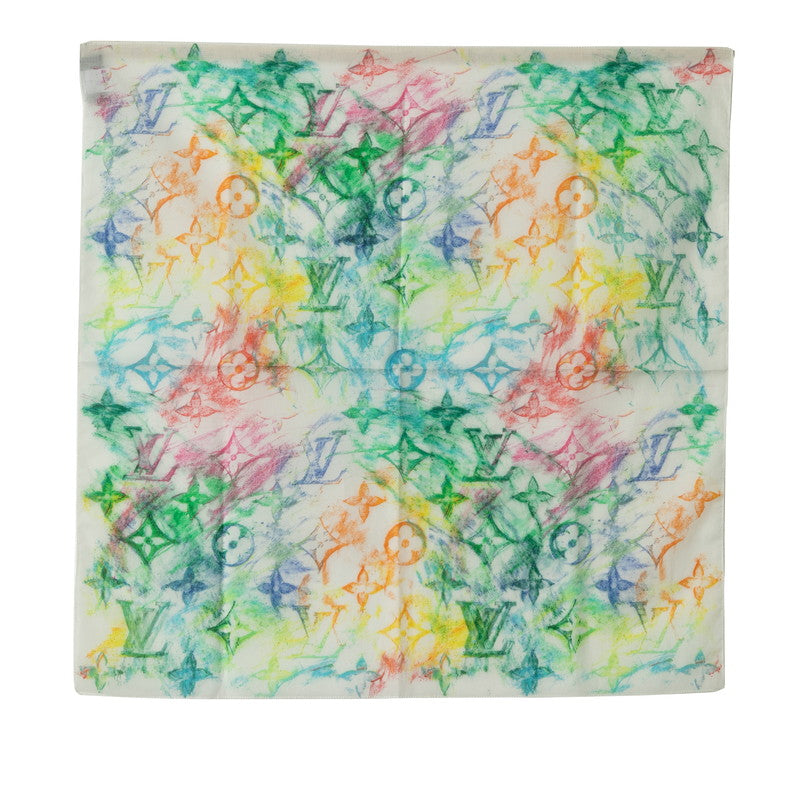 Louis Vuitton Monogram Pastel Mask Bandana Cover 3 Set MP2887 Green Orange Multicolor Cotton Louis Vuitton