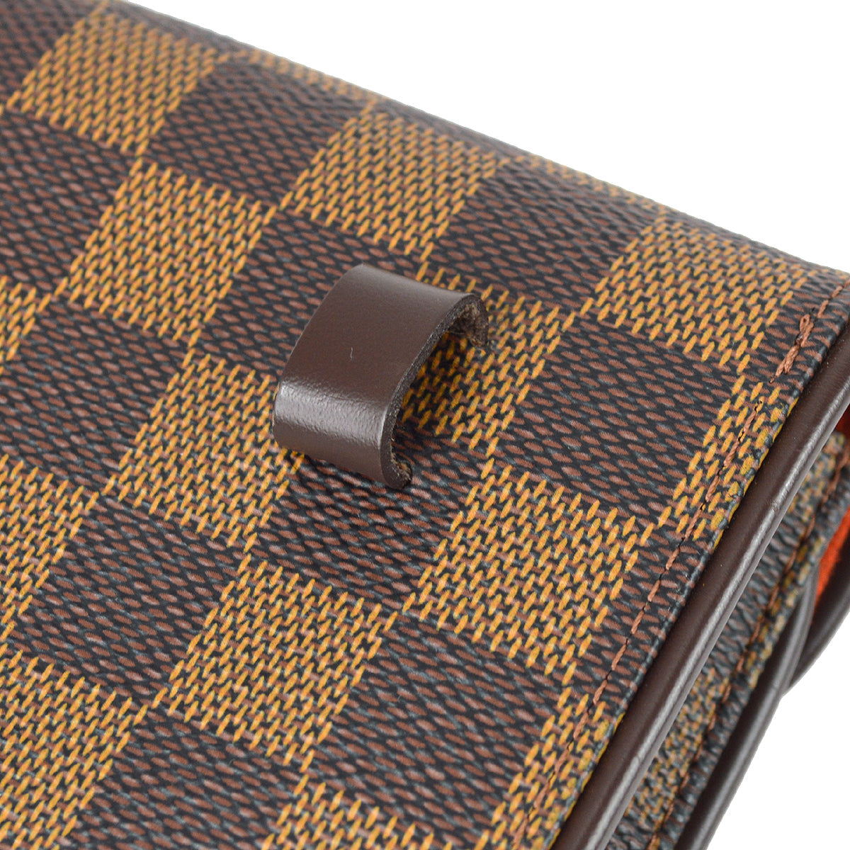 Louis Vuitton 2000s Damier Pochette Florentine #XS Crossbody