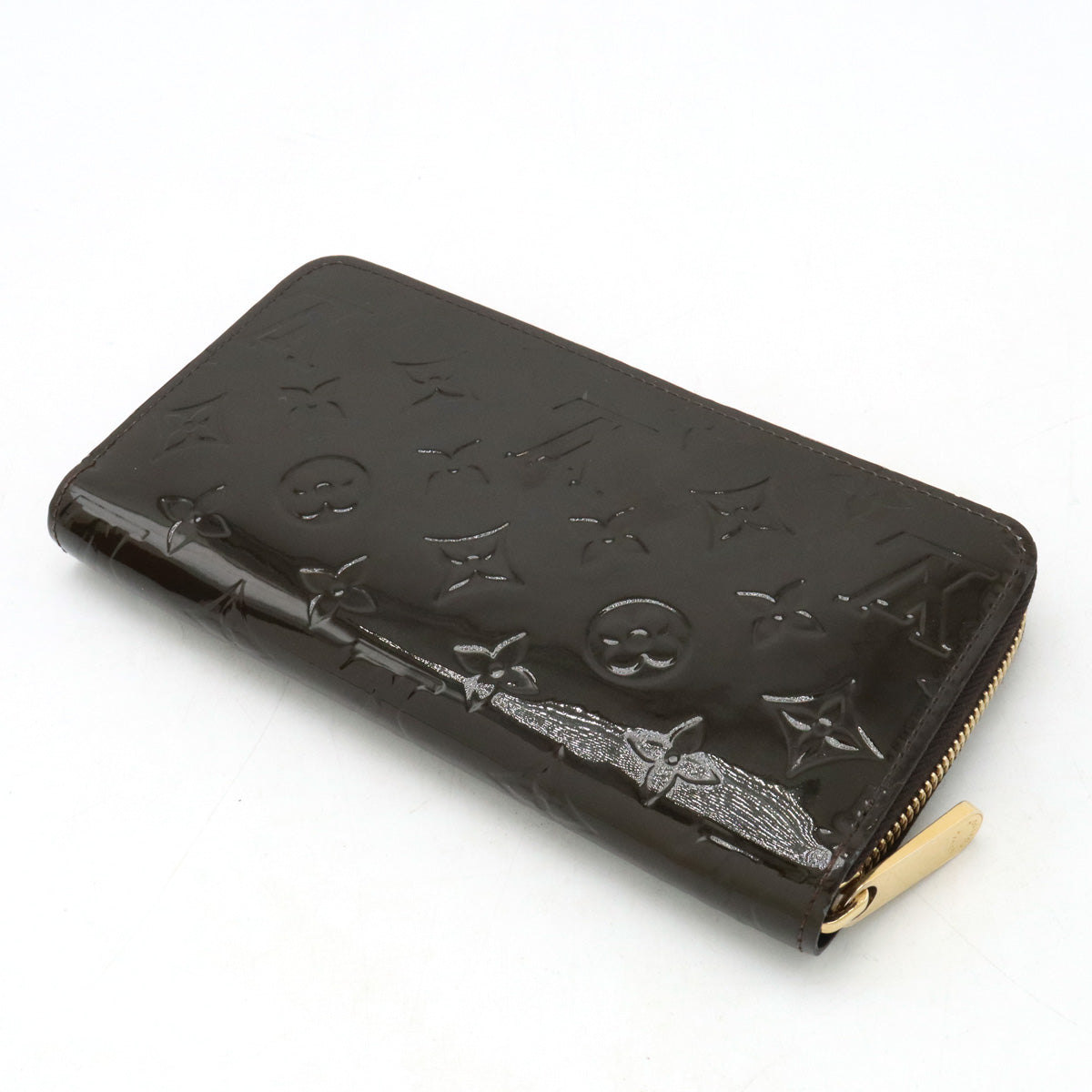Louis vuitton Monograms Verney Zippy Wallet Round Fassner Long Wallet Emmeline Tildumble Dark Brown M91458