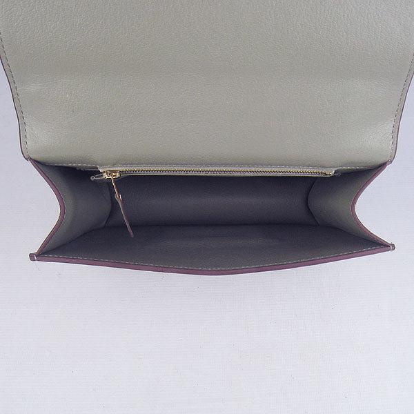 Luxury Hermes Constance Cowskin Leather Bag Khaki golden