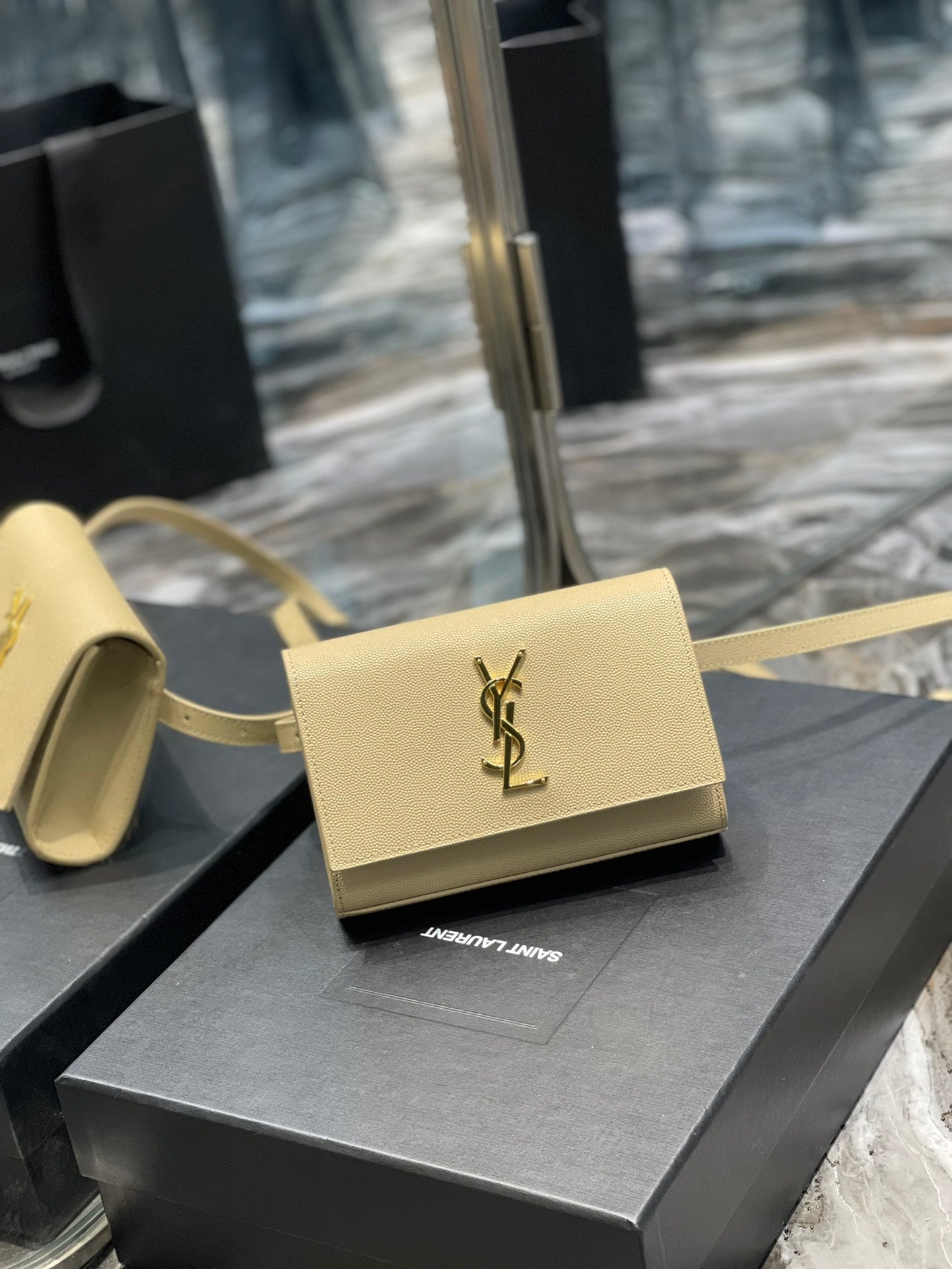 Yves Saint Laurent Kate Belt Bag Beige