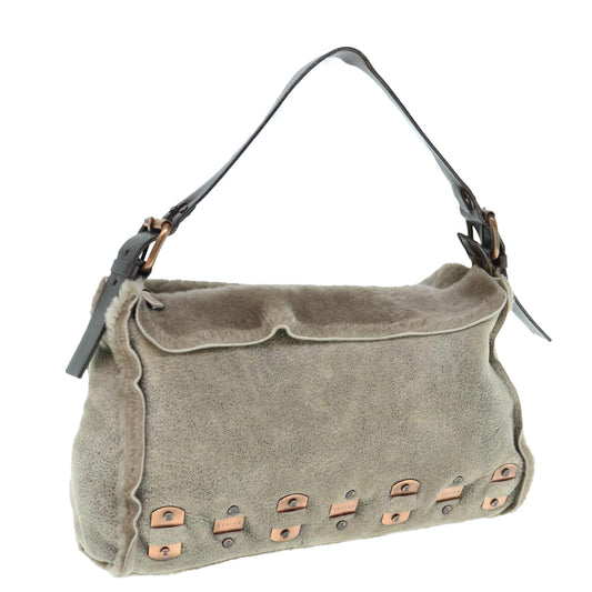 Luxury CELINE Hand Bag fur Beige 10981