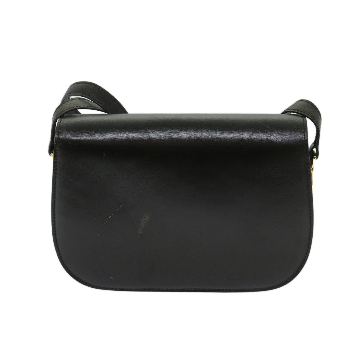 Luxury CELINE Shoulder Bag Leather Brown 11189