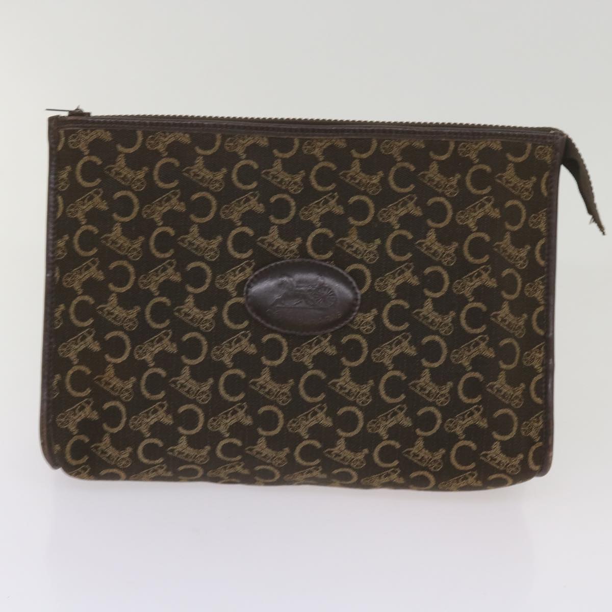 Luxury CELINE Macadam Canvas Clutch Bag 3Set Brown Beige black 11618