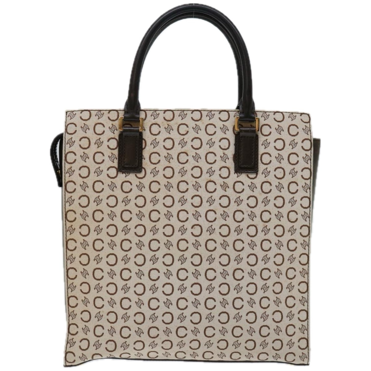Luxury CELINE C Macadam Canvas Hand Bag Whe 12205