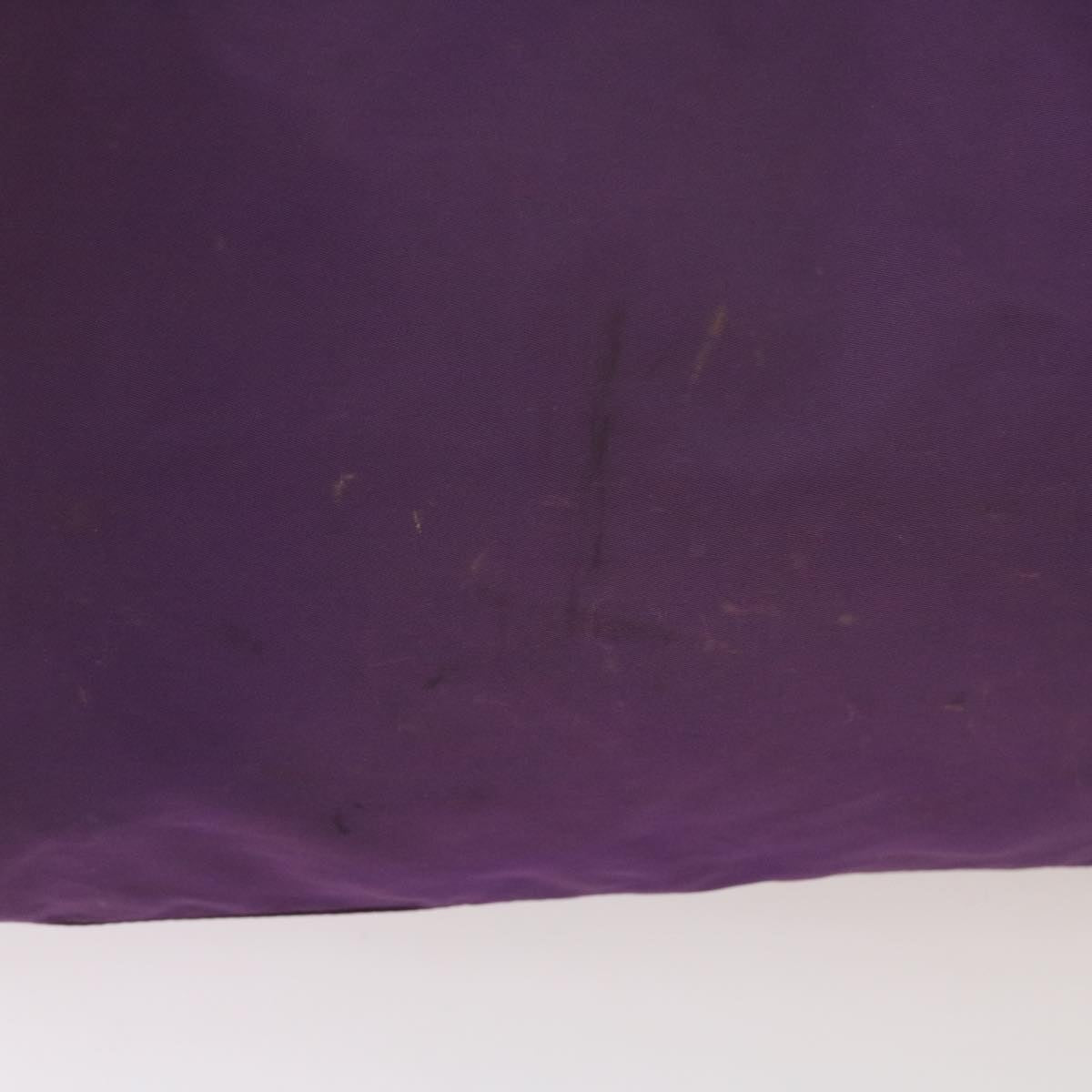 PRADA Tote Bag Nylon 2Set Purple Black Auth bs12552