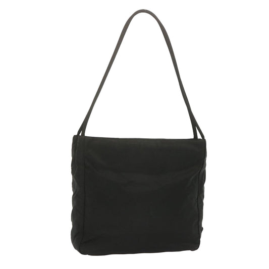 PRADA Shoulder Bag Nylon Black Auth bs12830