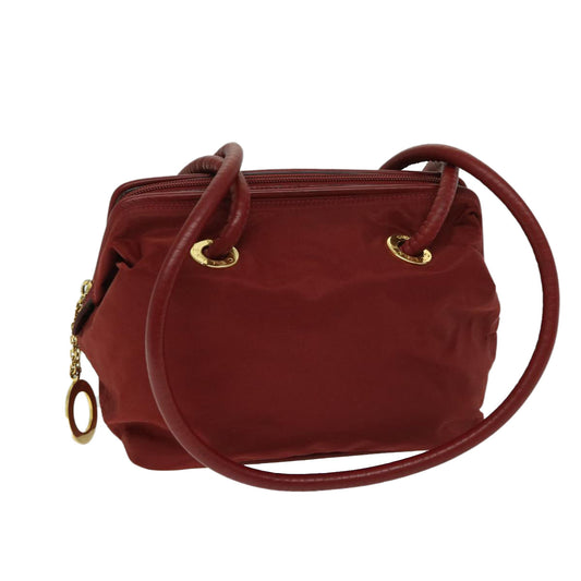 Luxury CELINE Shoulder Bag Nylon Red 12874